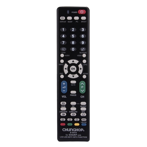 CHUNGHOP E-S915 Universal Remote Controller for SHARP LED TV / LCD TV / HDTV / 3DTV