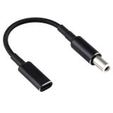 PD 100W 18.5-20V 7.4 x 0.6mm to USB-C / Type-C Adapter Nylon Braid Cable for Dell