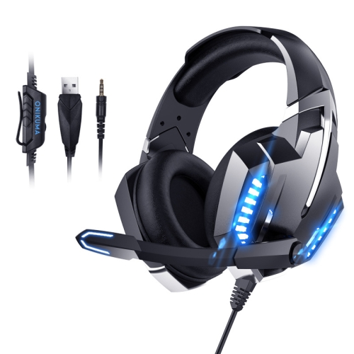 ONIKUMA K18 Cool Light Wired Gaming Headphone for PS4