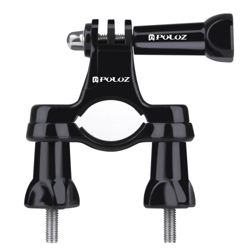 PULUZ Universal Bike Motorcycle Handlebar Mount with Screw for PULUZ Action Sports Cameras Jaws Flex Clamp Mount for GoPro HERO9 Black / HERO8 Black /7 /6 /5 /5 Session /4 Session /4 /3+ /3 /2 /1