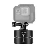 PULUZ 360 Degrees Panning Rotation 120 Minutes Time Lapse Stabilizer Tripod Head Adapter for GoPro HERO9 Black / HERO8 Black / HERO7 /6 /5 /5 Session /4 Session /4 /3+ /3 /2 /1