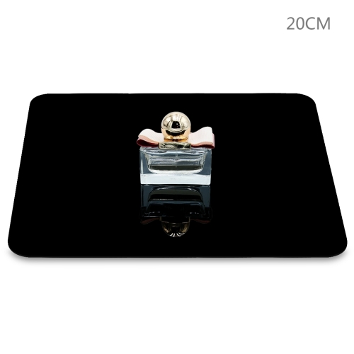 PULUZ 20cm Photography Acrylic Reflective Display Table Background Board (Black)