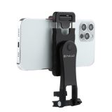 PULUZ 360 Degree Rotating Horizontal Vertical Shooting Phone ABS Clamp Holder Bracket For iPhone