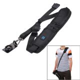 PULUZ Quick Release Anti-Slip Soft Pad Nylon Single Shoulder Camera Strap with Metal Hook for SLR / DSLR Cameras