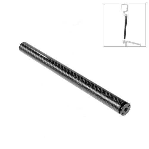 PULUZ 250mm Aluminum Alloy Carbon Fiber Floating Buoyancy Selfie-stick Extension Arm Rods for GoPro HERO9 Black / HERO8 Black / HERO7 /6 /5 /5 Session /4 Session /4 /3+ /3 /2 /1