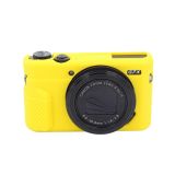 PULUZ Soft Silicone Protective Case for Canon EOS G7 X Mark II(Yellow)