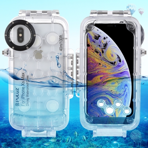 PULUZ 40m/130ft Waterproof Diving Case for iPhone XS Max