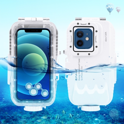 PULUZ 40m/130ft Waterproof Diving Case for iPhone 12 mini