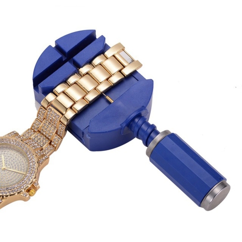 Watch Link Remover Strap Adjuster Bracelet Band Repair Tool Kit(Blue)
