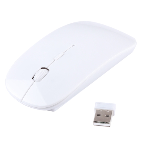 2.4GHz Wireless Ultra-thin Laser Optical Mouse with USB Mini Receiver