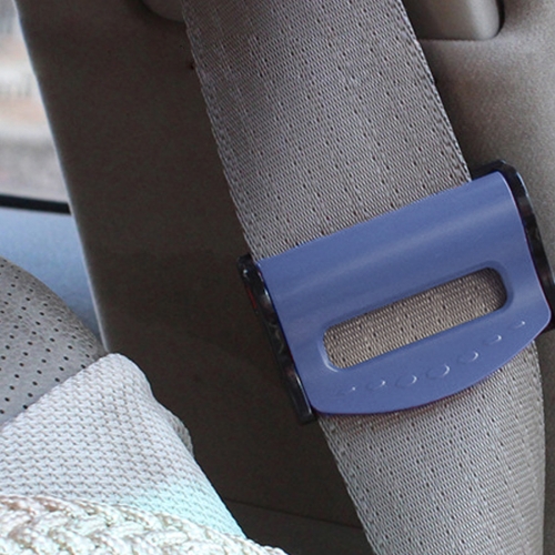 2 PCS SHUNWEI Car Safety Seat Belt Adjuster(Blue)