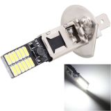 2 PCS H1 4.8W 720LM 6500K White Light 24 LED SMD 4014 Error-Free Canbus Car Clearance Lights Lamp