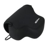 NEOpine Neoprene Shockproof Soft Case Bag with Hook for Panasonic FZ1000 Camera(Black)