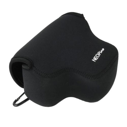 NEOpine Neoprene Shockproof Soft Case Bag with Hook for Panasonic FZ1000 Camera(Black)
