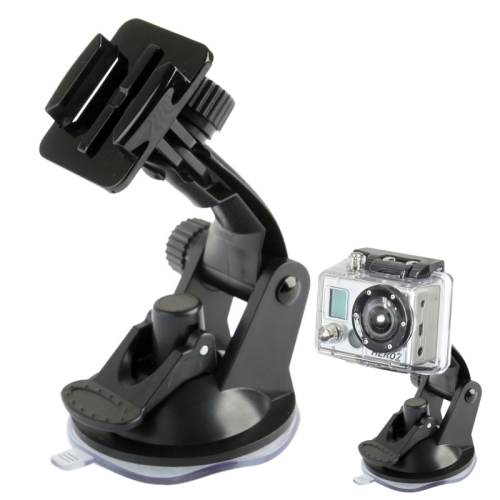 ST-17 Car Mount Dashboard & Windshield Vacuum Suction Cup for GoPro HERO9 Black / HERO8 Black /7 /6 /5 /5 Session /4 Session /4 /3+ /3 /2 /1