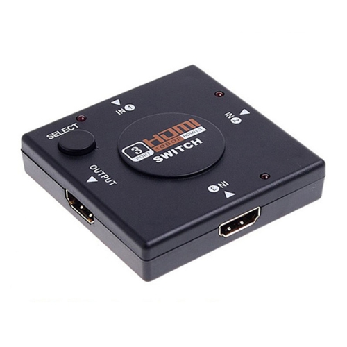 3 Ports 1080P HDMI Switch(Black)