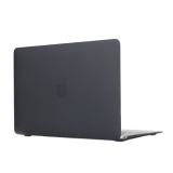 Laptop Translucent Frosted Hard Plastic Protective Case for Macbook 12 inch(Black)