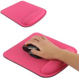 Cloth Gel Wrist Rest Mouse Pad(Magenta)