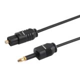 TOSLink Male to 3.5mm Male Digital Optical Audio Cable