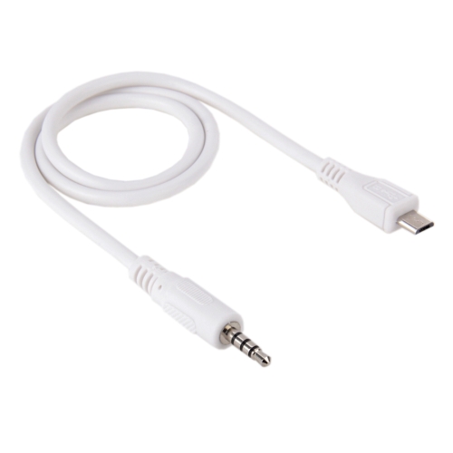 3.5mm Male to Micro USB Male Audio AUX Cable