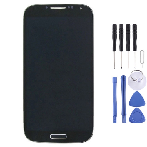 Original LCD Display + Touch Panel with Frame for Galaxy S4 / i9505(Black)