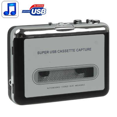 Tape to PC Super USB Cassette to MP3 Converter Capture Audio Music Player