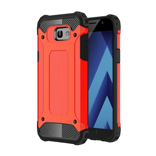 For Galaxy A5 (2017) / A520 Tough Armor TPU + PC Combination Case (Red)