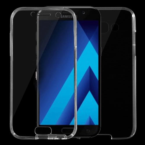 For Galaxy A5 (2017) / A520 0.75mm Double-sided Ultra-thin Transparent TPU Protective Case (Transparent)