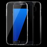 For Galaxy S7 / G930 0.75mm Double-sided Ultra-thin Transparent TPU Protective Case(Transparent)
