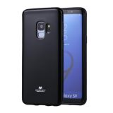 GOOSPERY PEARL JELLY Series for Galaxy S9 TPU Full Coverage Protective Back Cover Case(Black)