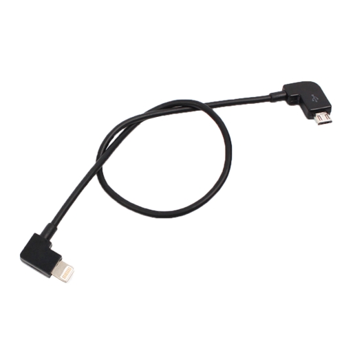 30cm Micro USB to 8 Pin Converting Data Cable Connector for DJI MAVIC PRO & SPARK & Mavic 2 Pro & Mavic 2 Zoom Remote Controller