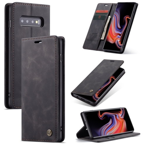 CaseMe-013 Multifunctional Retro Frosted Horizontal Flip Leather Case for Galaxy S10 Plus