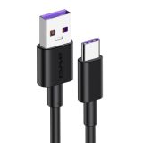 awei CL-77T 5A USB to USB-C / Type-C Interface Smart Fast Charge TPE Data Cable