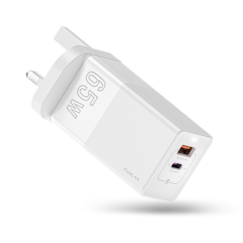 KUULAA KL-CD14 65W QC3.0 USB + PD USB-C / Type-C Interface GaN Fast Charge Travel Charger