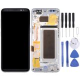 Original LCD Screen + Original Touch Panel with Frame for Galaxy S8 / G950 / G950F / G950FD / G950U / G950A / G950P / G950T / G950V / G950R4 / G950W / G9500(Silver)