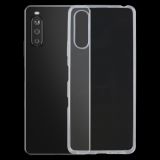 For Sony Xperia 10 III 0.75mm Ultra-thin Transparent TPU Soft Protective Case (Transparent)