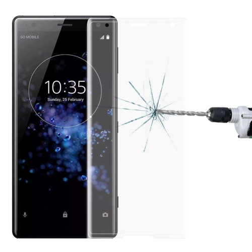 For Sony Xperia XZ2 0.3mm 9H Surface Hardness 3D Explosion-proof Tempered Glass Screen Film