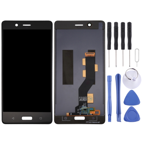 LCD Screen and Digitizer Full Assembly for Nokia 8 / N8 TA-1012 TA-1004 TA-1052(Black)