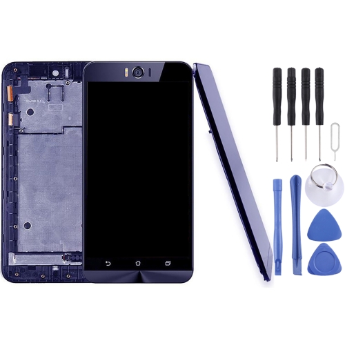 LCD Screen and Digitizer Full Assembly with Frame for ASUS Zenfone Selfie ZD551KL Z00UD(Black)