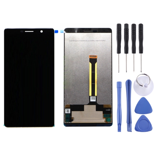 LCD Screen and Digitizer Full Assembly for Nokia 7 Plus / E9 Plus (Black)