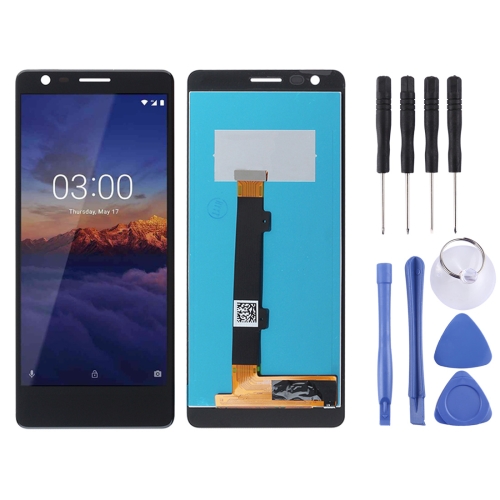 LCD Screen and Digitizer Full Assembly for Nokia 3.1(Black)