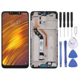 LCD Screen and Digitizer Full Assembly with Frame for Xiaomi Pocophone F1 (Black)