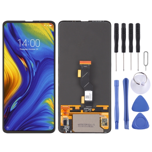 OLED Material LCD Screen and Digitizer Full Assembly for Xiaomi Mi Mix 3(Black)
