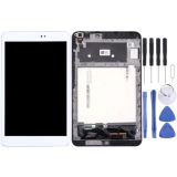 LCD Screen and Digitizer Full Assembly with Frame for Asus MeMO Pad 8 / ME581CL / ME581 (White)