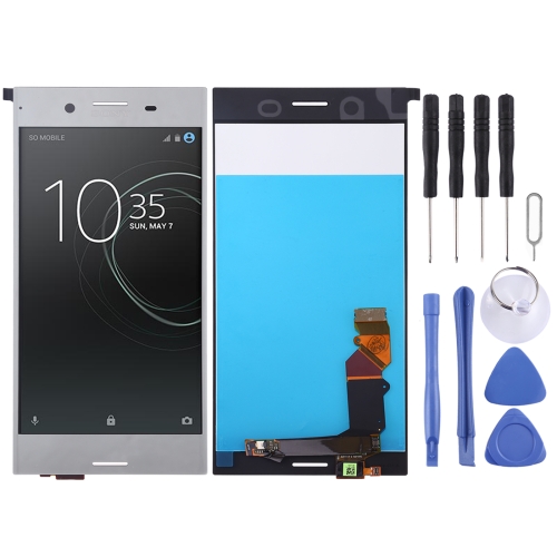 LCD Screen and Digitizer Full Assembly for Sony Xperia XZ Premium(Silver)
