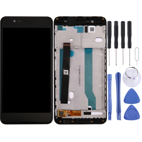 LCD Screen and Digitizer Full Assembly with Frame for Asus ZenFone 3 Max / ZC520TL / X008D(Black)
