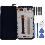 LCD Screen and Digitizer Full Assembly with Frame for Asus Zenfone 3 Max ZC553KL / X00D(Black)