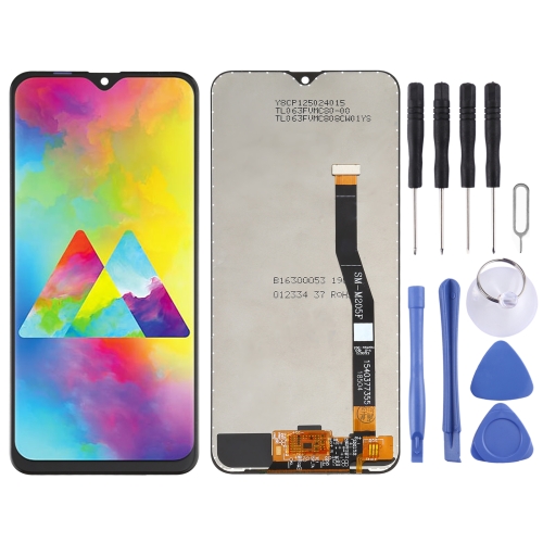 LCD Screen and Digitizer Full Assembly for Galaxy M20(Black)