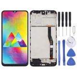 TFT Material LCD Screen and Digitizer Full Assembly With Frame for Samsung Galaxy M20 (Black)