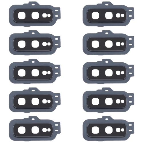 10 PCS Camera Lens Cover for Samsung Galaxy S10e (Black)